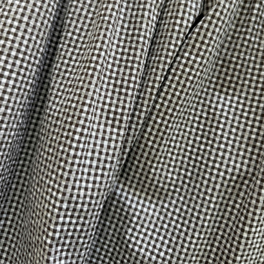 The Ellie Nap Dress - Chocolate Gingham