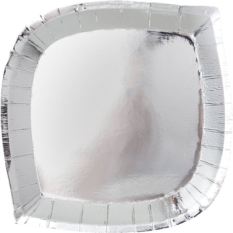Posh Silver Fox Plates - 2 Size Options