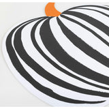 Stripe Pumpkin Paper Placemats