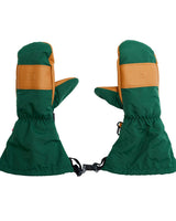 Kids Waterproof Mitten in Ivy Green