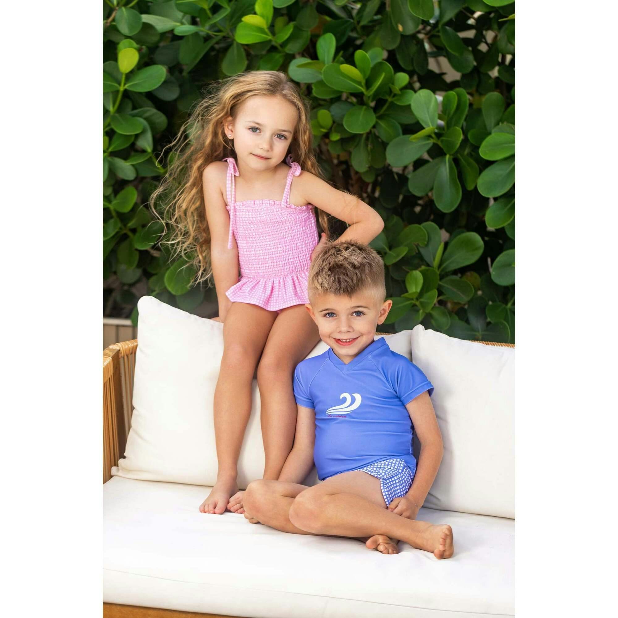 Gingham Rash Guard