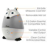 Crane .5 Gallon Mini Adorable Animal Shape Cool Mist Humidifier for Nursery