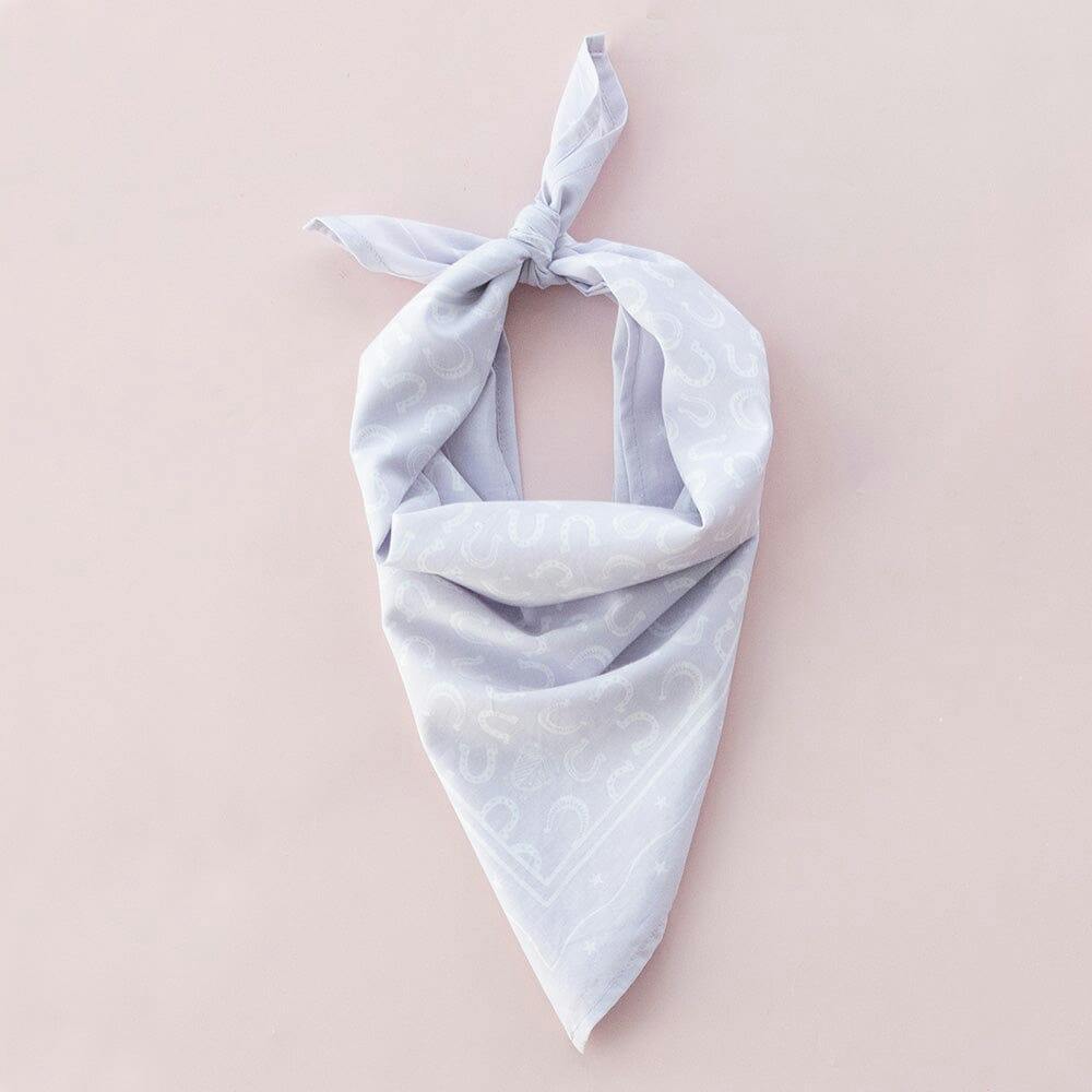 Horseshoe Print Cowgirl Bandana