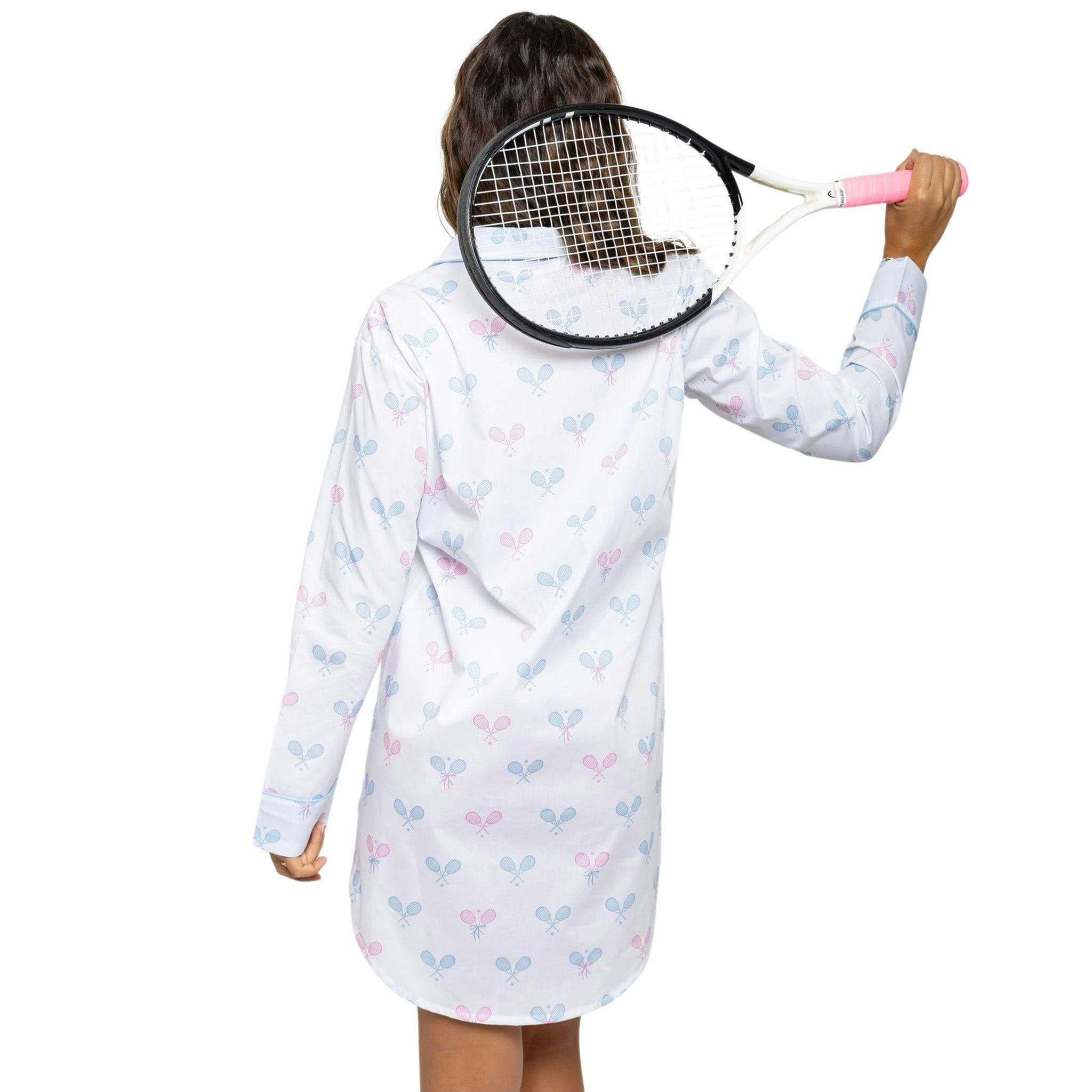Women's Tennis Bows Night Shirt