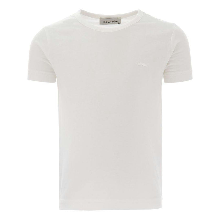 Moustache Boys Off-White Basic T-Shirt