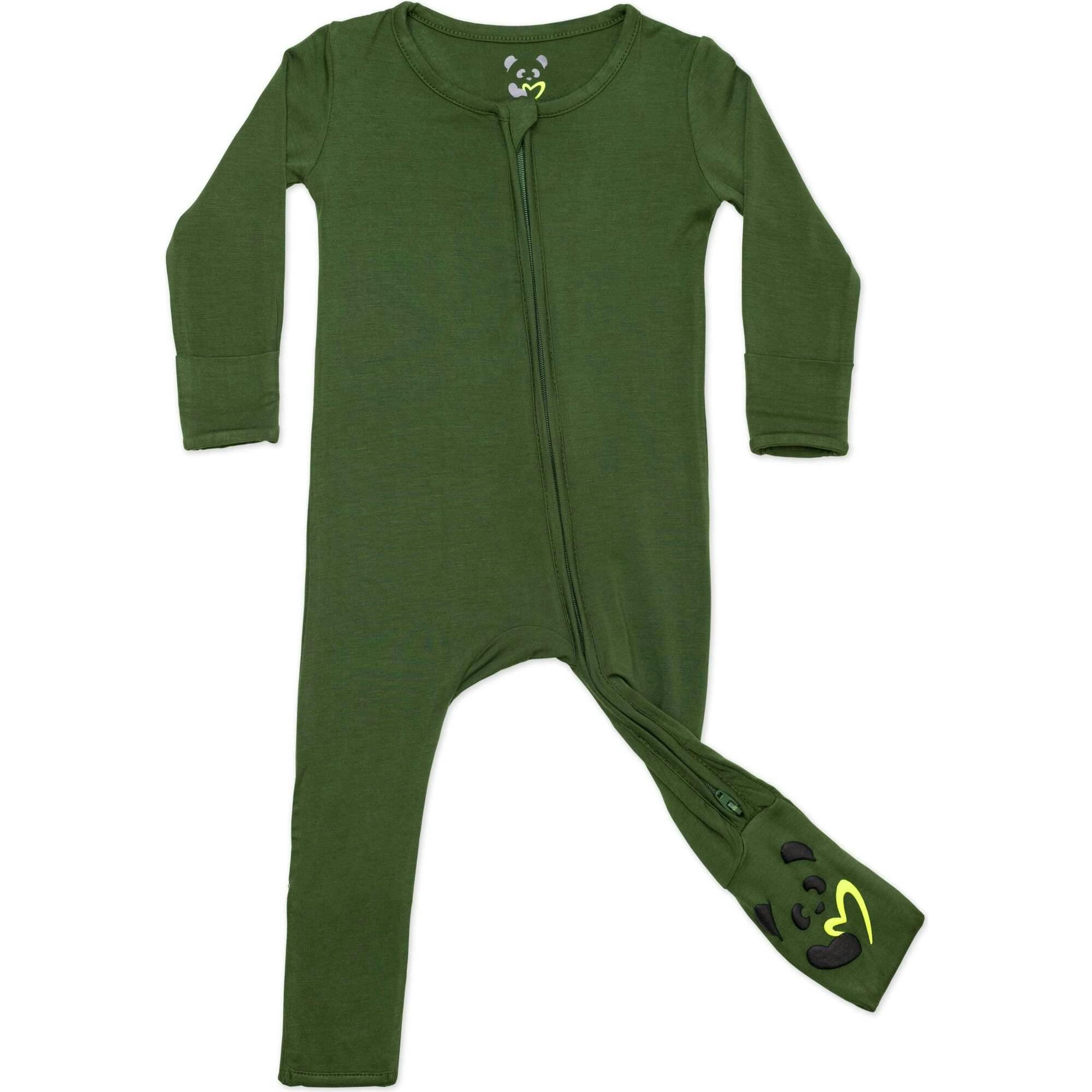 Evergreen Bamboo Convertible Footie
