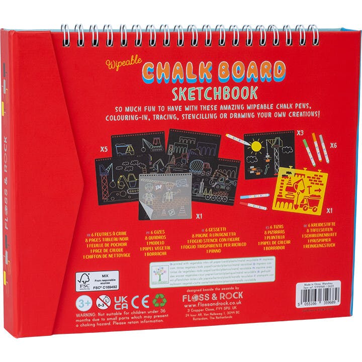 Chalkboard Sketchbook - Construction