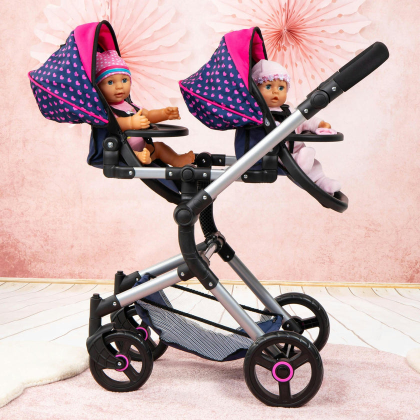 : Twin Doll Pram Neo