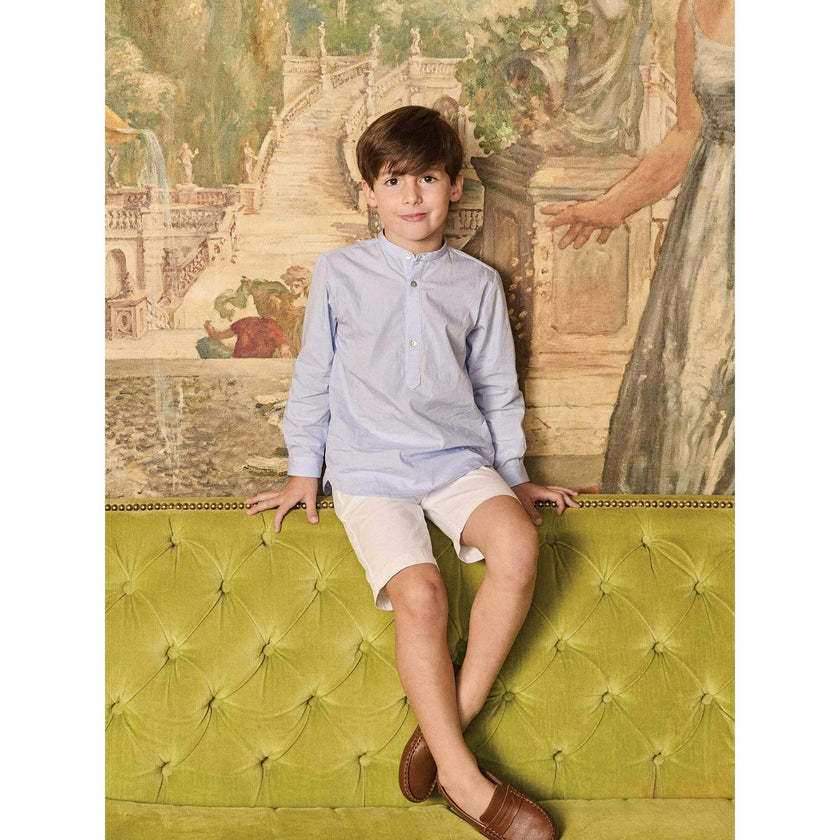 Nicky Hilton x La Coqueta White Conrad Boy Chino Shorts