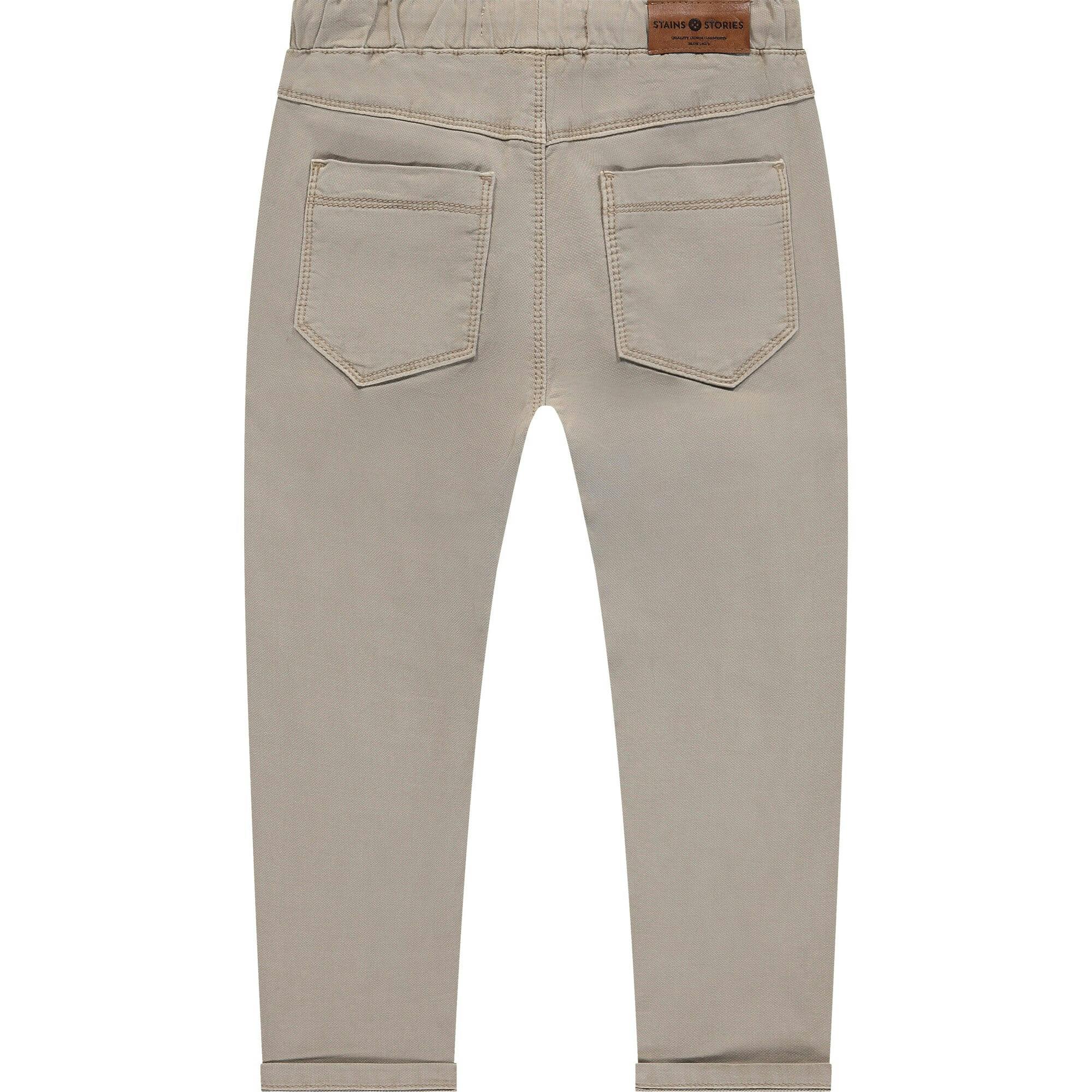 Solid Pull On Trousers