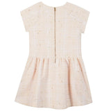 TARTINE ET CHOCOLAT Golden Pale Rose Party Dress