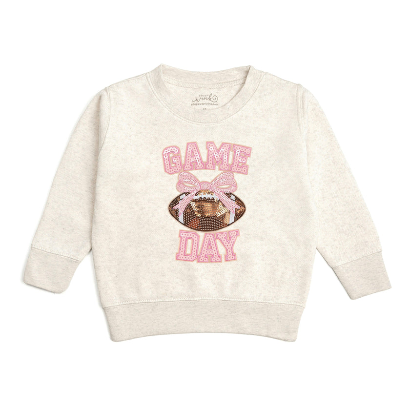 Game Day Sequin Patch Sweatshirt