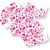 Print Long Sleeve Cuffed Pajamas