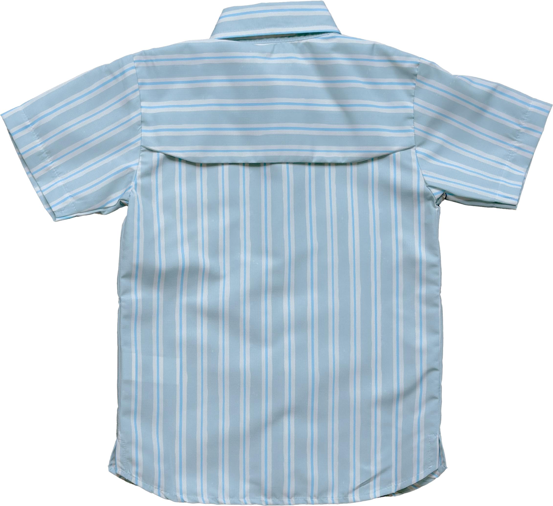 Sporting Shirt in Stripe In Blue Jay