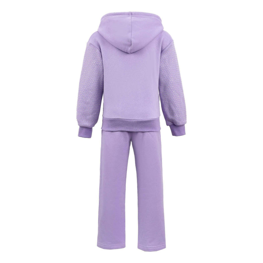 Lavender Crystal Hoodie Set – Teen/Women