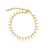 Golden Fringe Bracelet