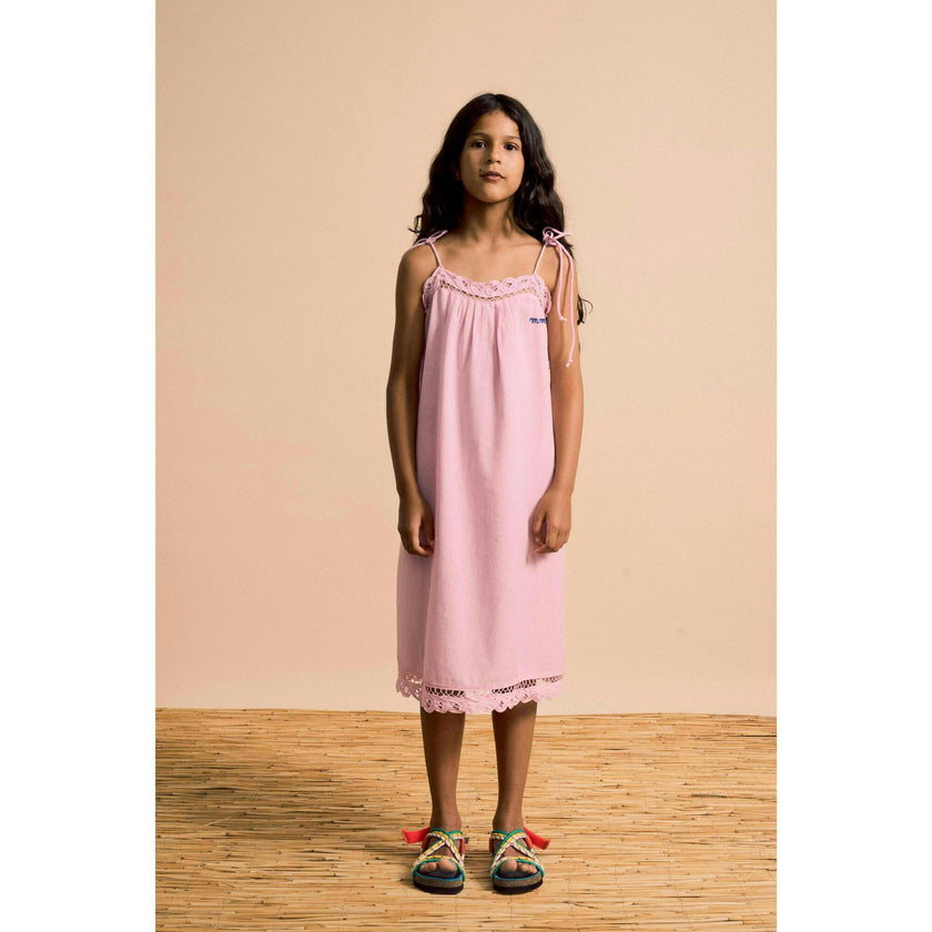 ISLA LACE DRESS PINK