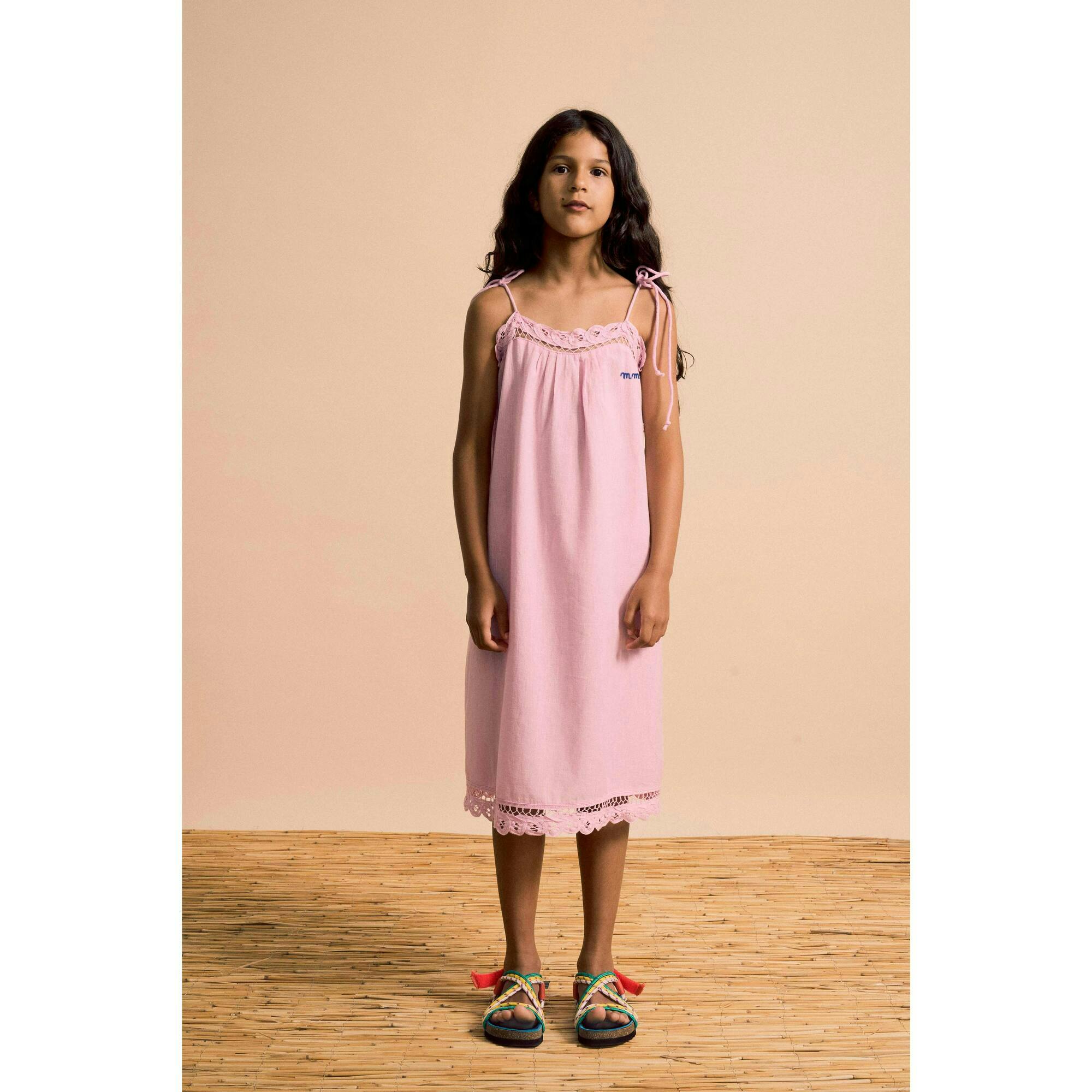 ISLA LACE DRESS PINK