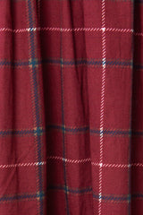 Hattie Dress in Burgundy Plaid