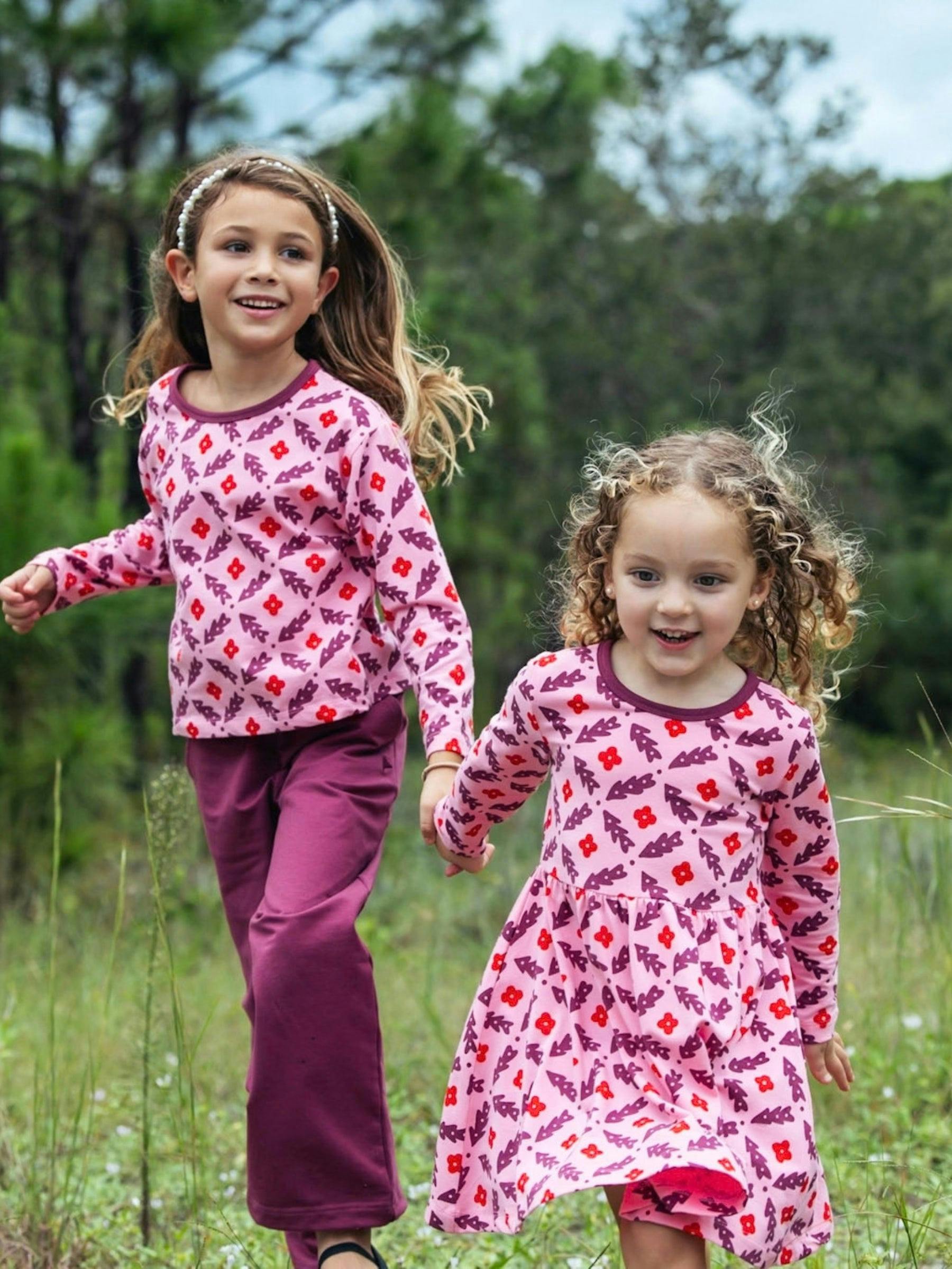 Long Sleeve Twirl Dress