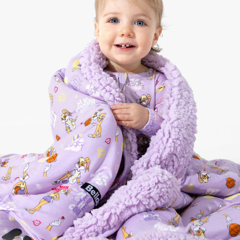 Lola Bunny Bamboo Sherpa Blanket