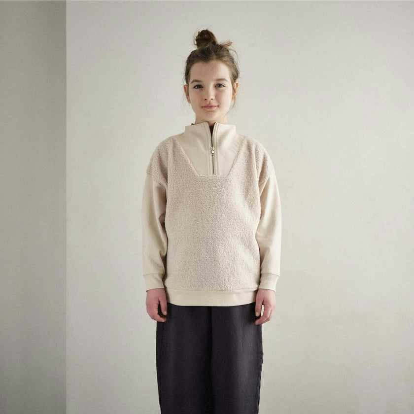 Half Zip Sherpa Pullover