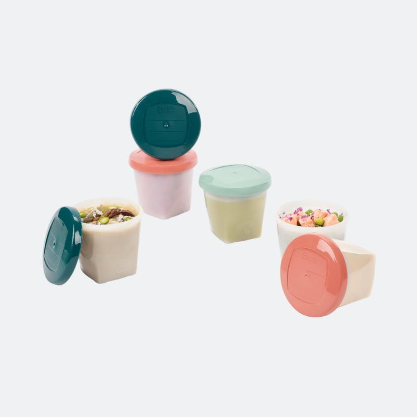 Biosourced Baby Food Storage Jars | Plant-Based, BPA-Free