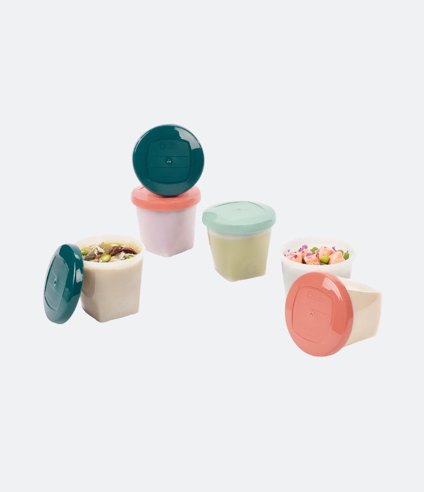 Biosourced Baby Food Storage Jars | Plant-Based, BPA-Free