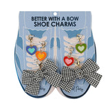 Better With A Bow Shoe Slip Set (Plaid)
