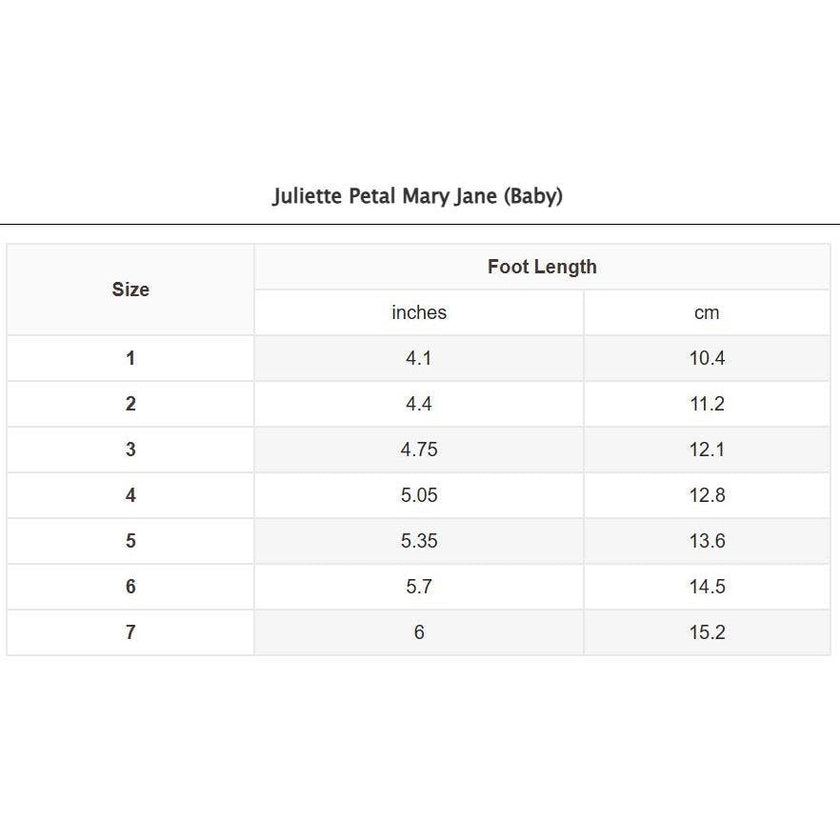 Juliette Petal Mary Jane (Baby)