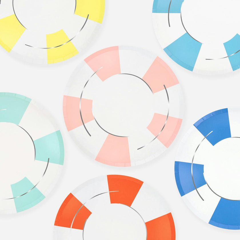 Pool Float Dinner Plates