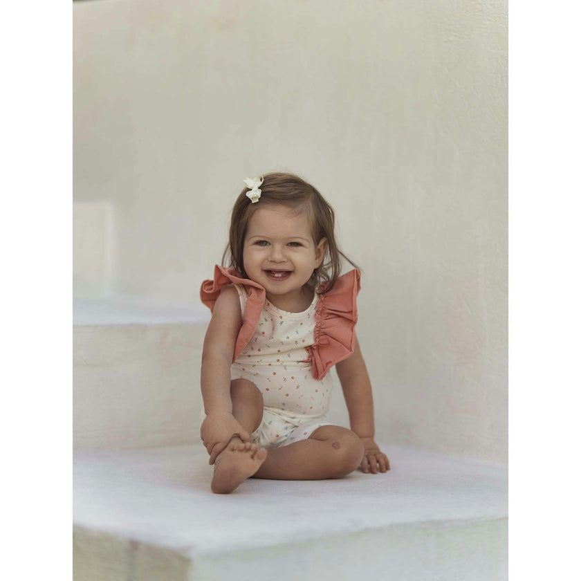 Petals & Polka Dots 2-Piece Top & Short Set