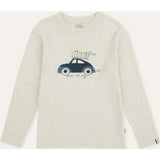 Long Sleeve Embroidered Car T-shirt
