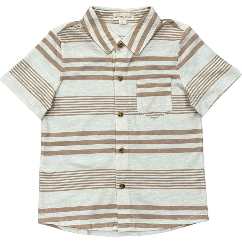 Boy's Collar Button Shirt