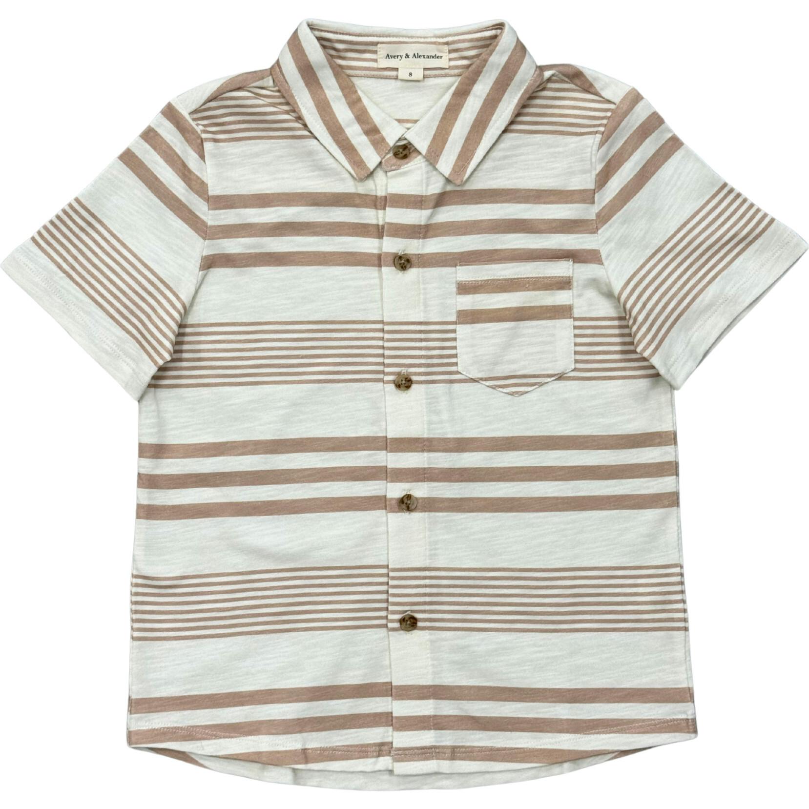 Boy's Collar Button Shirt