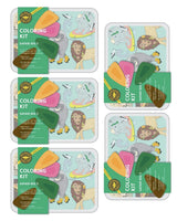 Coloring Kit - 5 units in set - SAFARI BIG FIVE Small