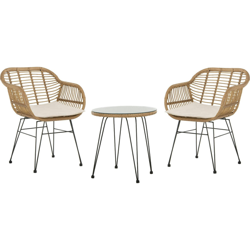 Alton 3-Piece Rattan Outdoor Lounge Set