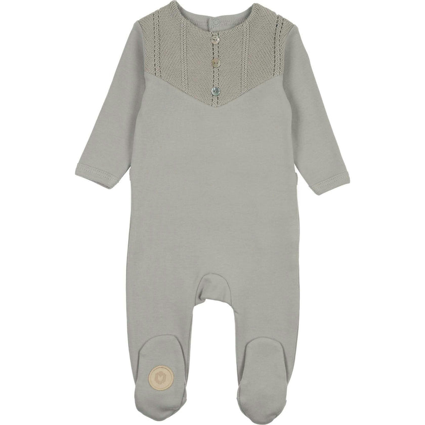 V-Knit Henley Footie