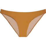 Women'S Gold Pearl Basic Ruched Full Swimsuit, Gold