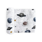 Cotton Muslin Swaddle Blanket - Planetary