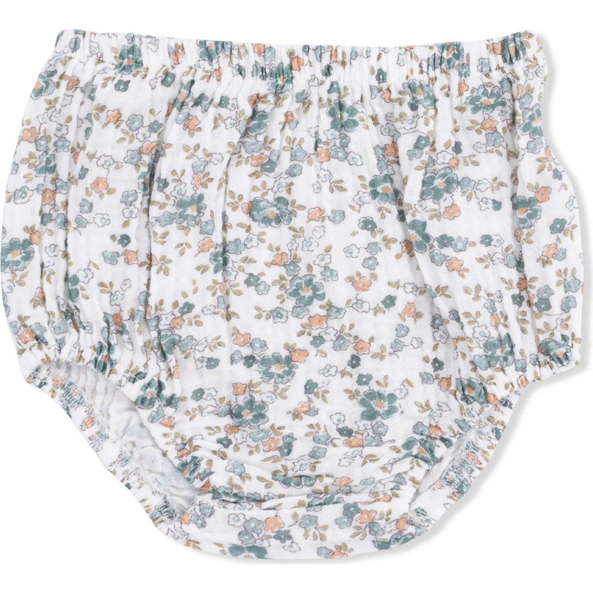 Camille Floral - Ruffly Strap Top and Bloomer