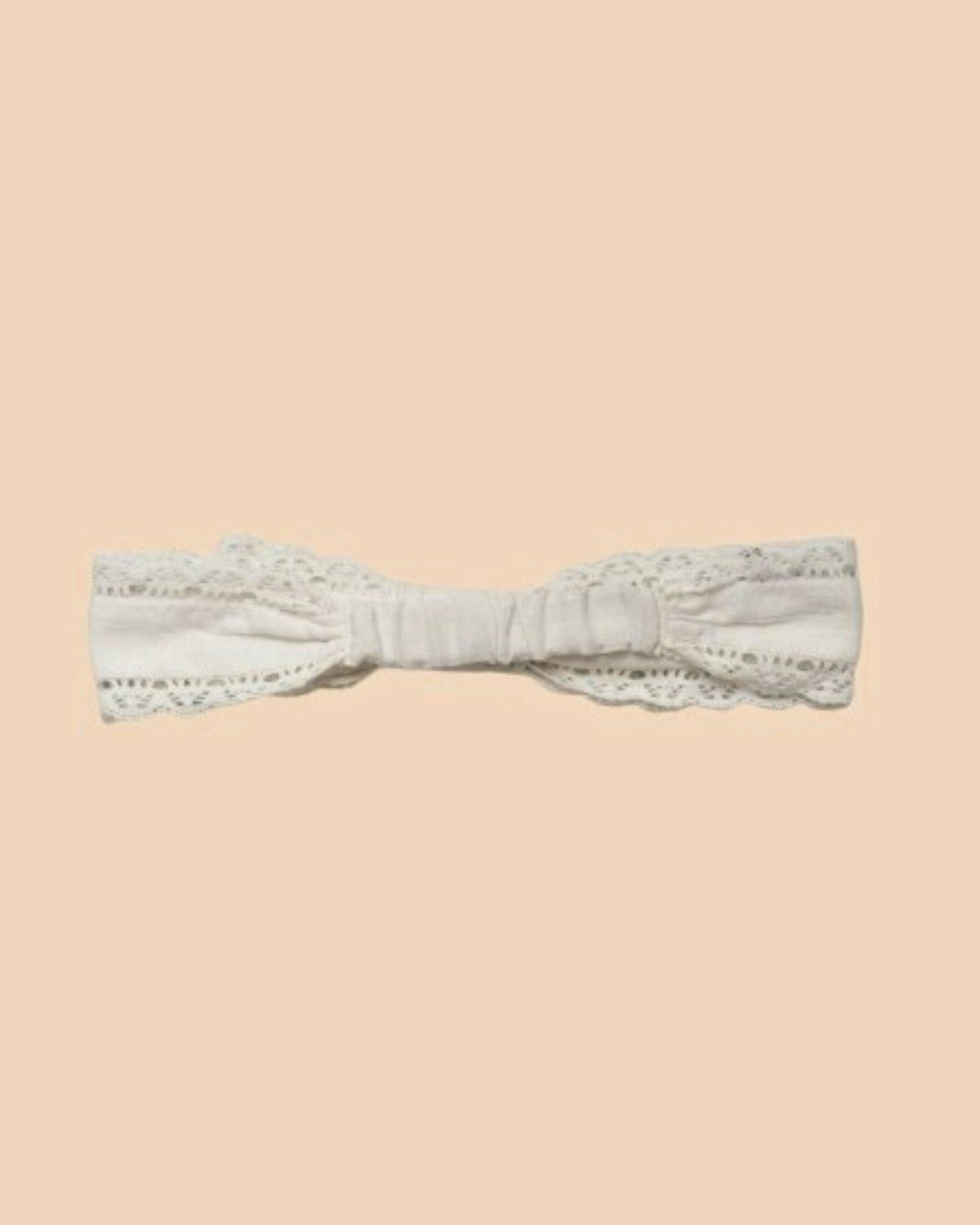 Lace Headband- Ivory