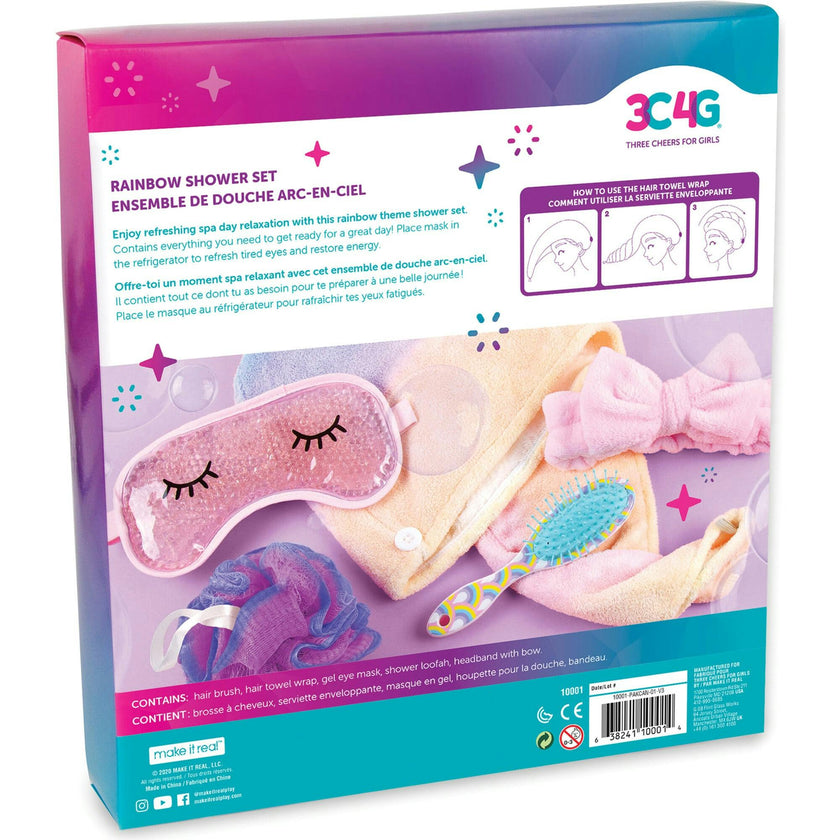 3C4G: Rainbow Shower Set - 5 Piece Set