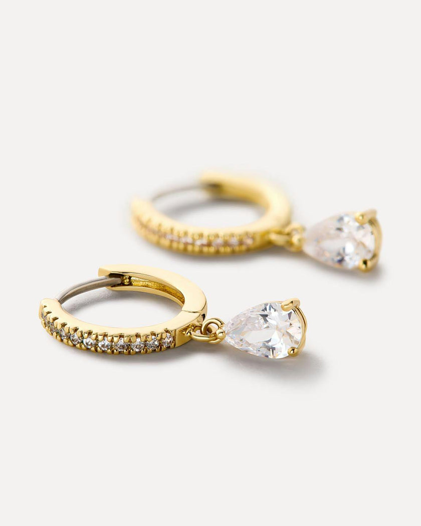 Delicate Huggie Hoops - Elise