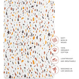 Organic Muslin Cotton Mini Crib Sheet
