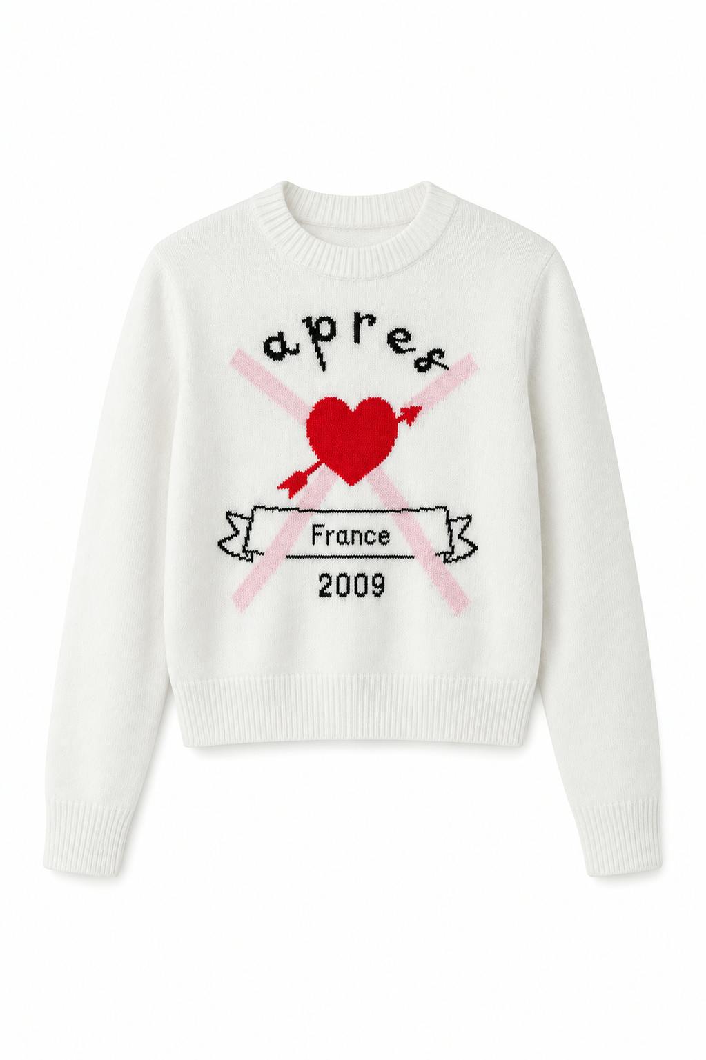 Tiegan Apres France Graphic Sweater