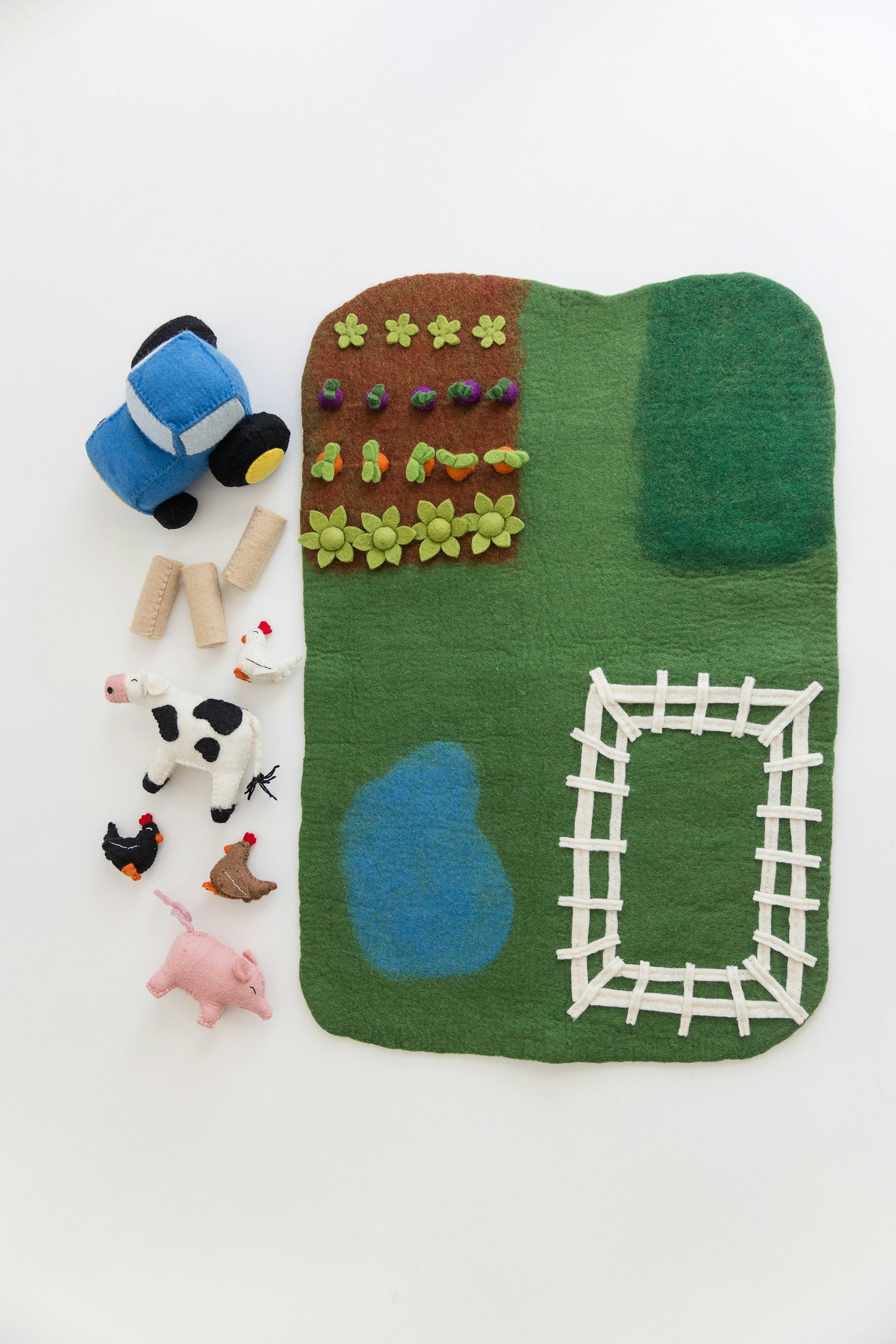 Farm Play Mat + Toys