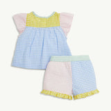 Magnetic Flutter Sleeve Top & Shorts