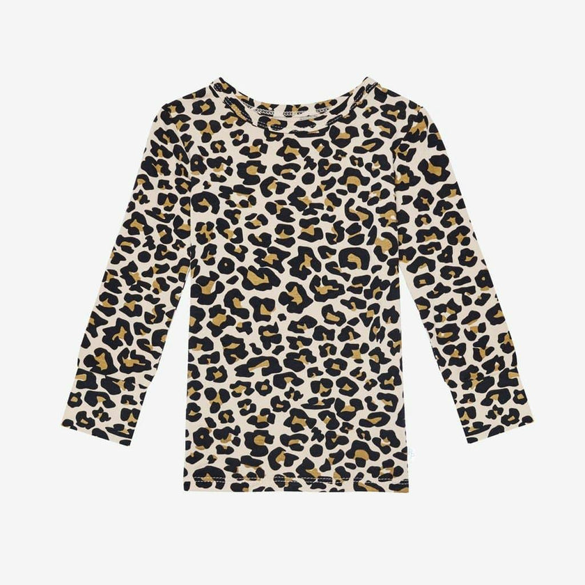 Lana Leopard Tan Classic Pajama Set
