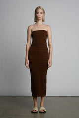 CARRIE TUBE SKIRT | ESPRESSO | EXCLUSIVE